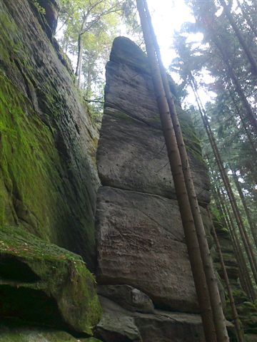 Die Kante des AW an der Zschandspitze
