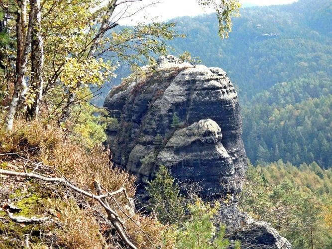 Das Kleine Spitze Horn vom Massiv her