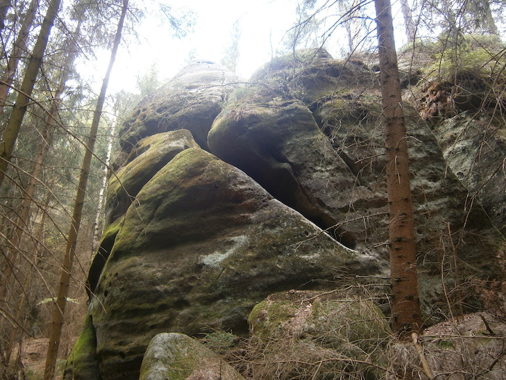 Blick in den Schiefen Weg