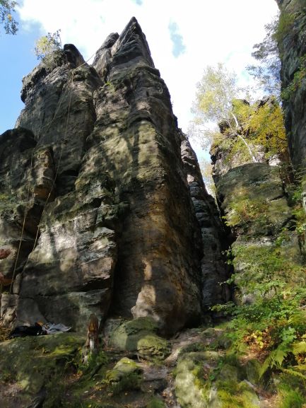 Der Hauptgipfel des Ringelturmes von Südosten her