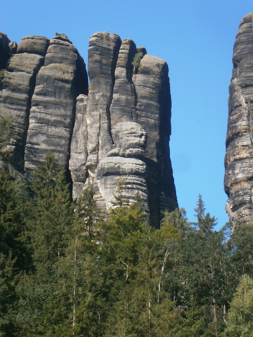 Blick auf den Ausstiegsriss des AW