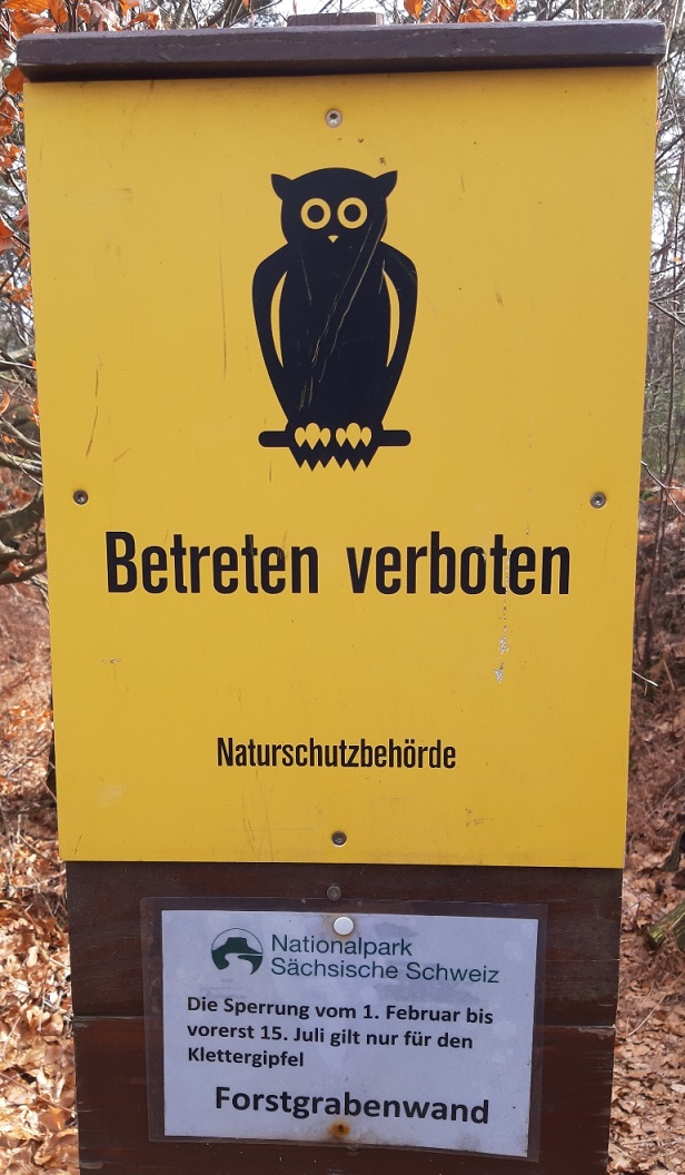 Gipfelsperrung vom 15. Januar bis 15. August