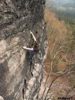Lorenzstein, Großer - Abseilspuren